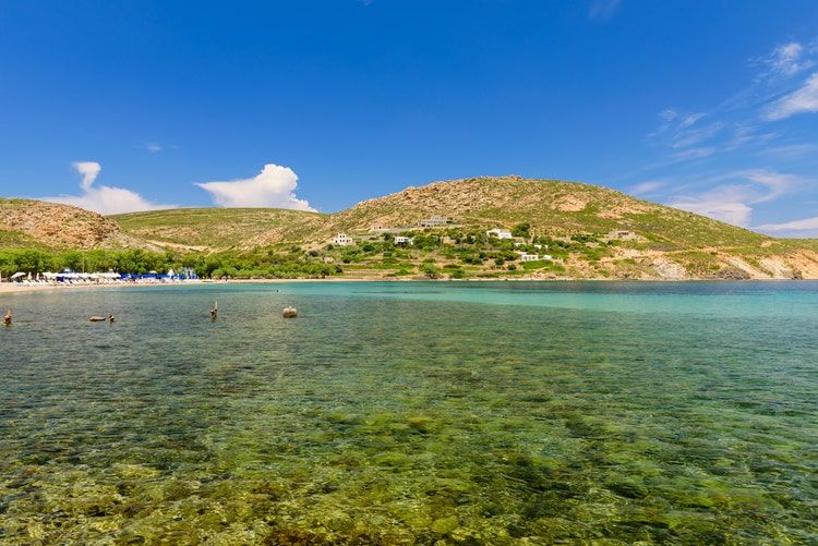 Transfert à la plage d’Agriolivadi