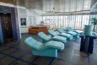 Interior shot of the Drift Den onboard the Celestyal Journey