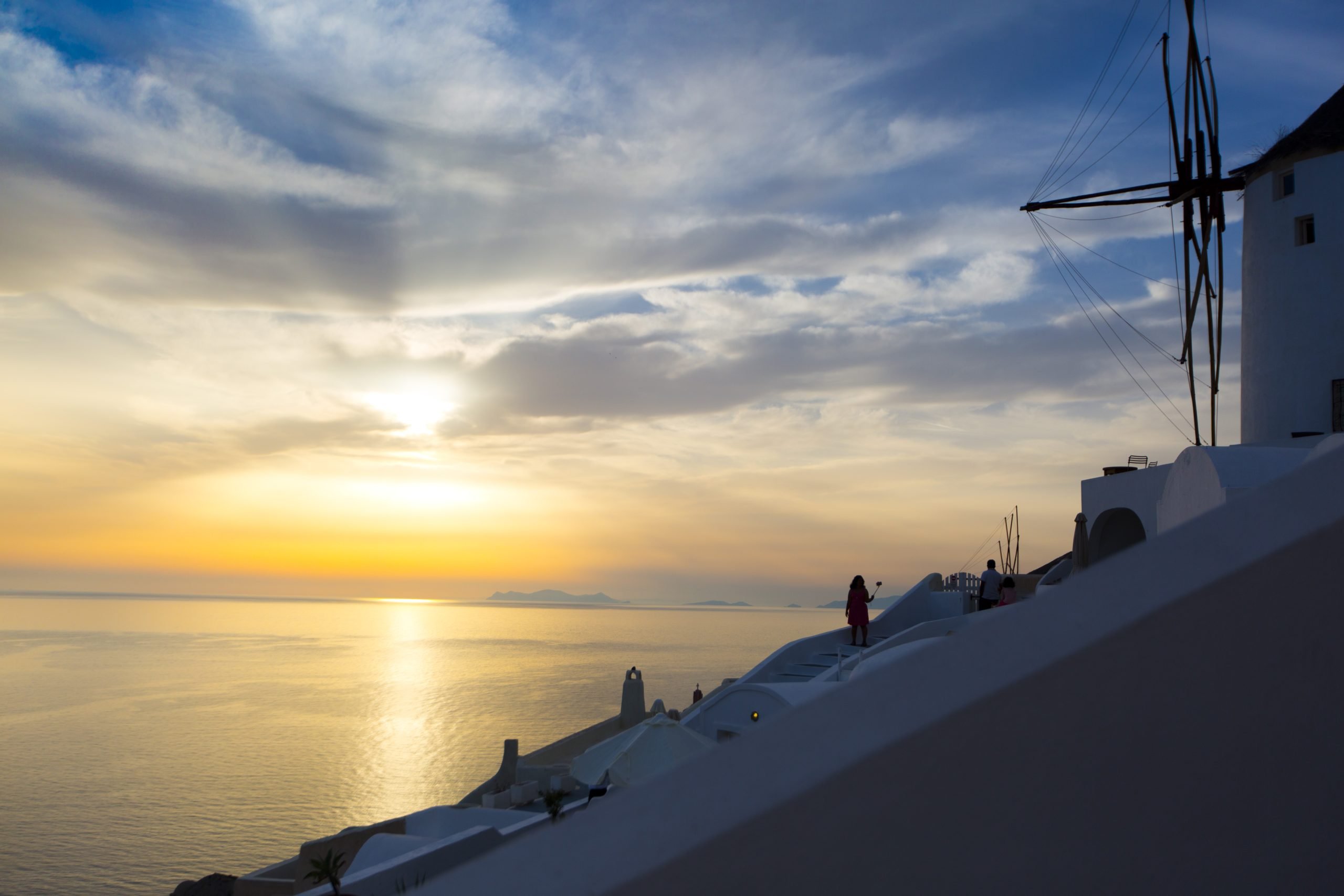 The Santorini Sunset - Santorini Cyclades, Caldera Rim, Greece - Celestyal Cruises