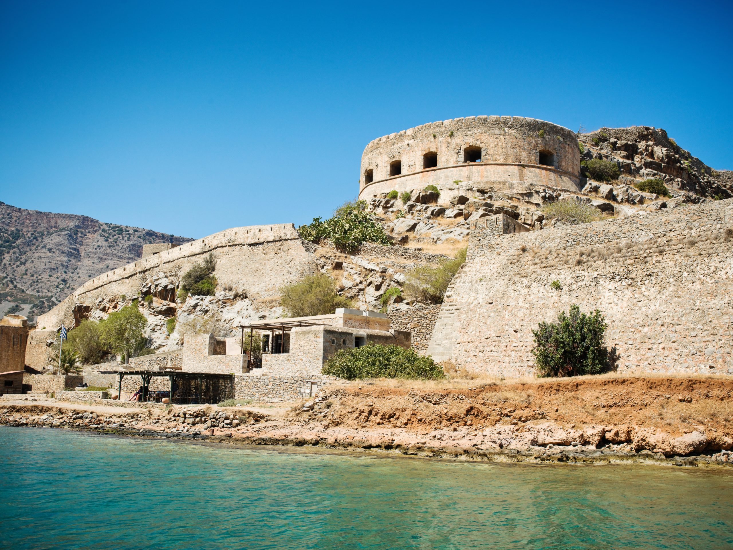 Crete Spinalonga Fortress Greece 176095474