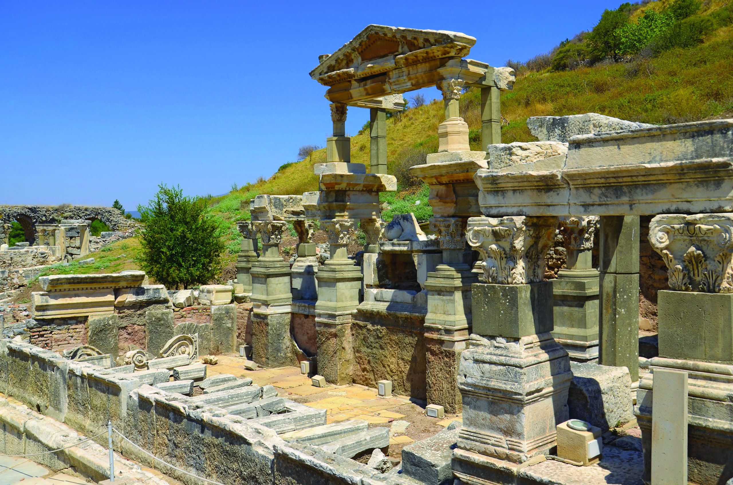 Fountain of Trajan Ephesus iStock 159161216
