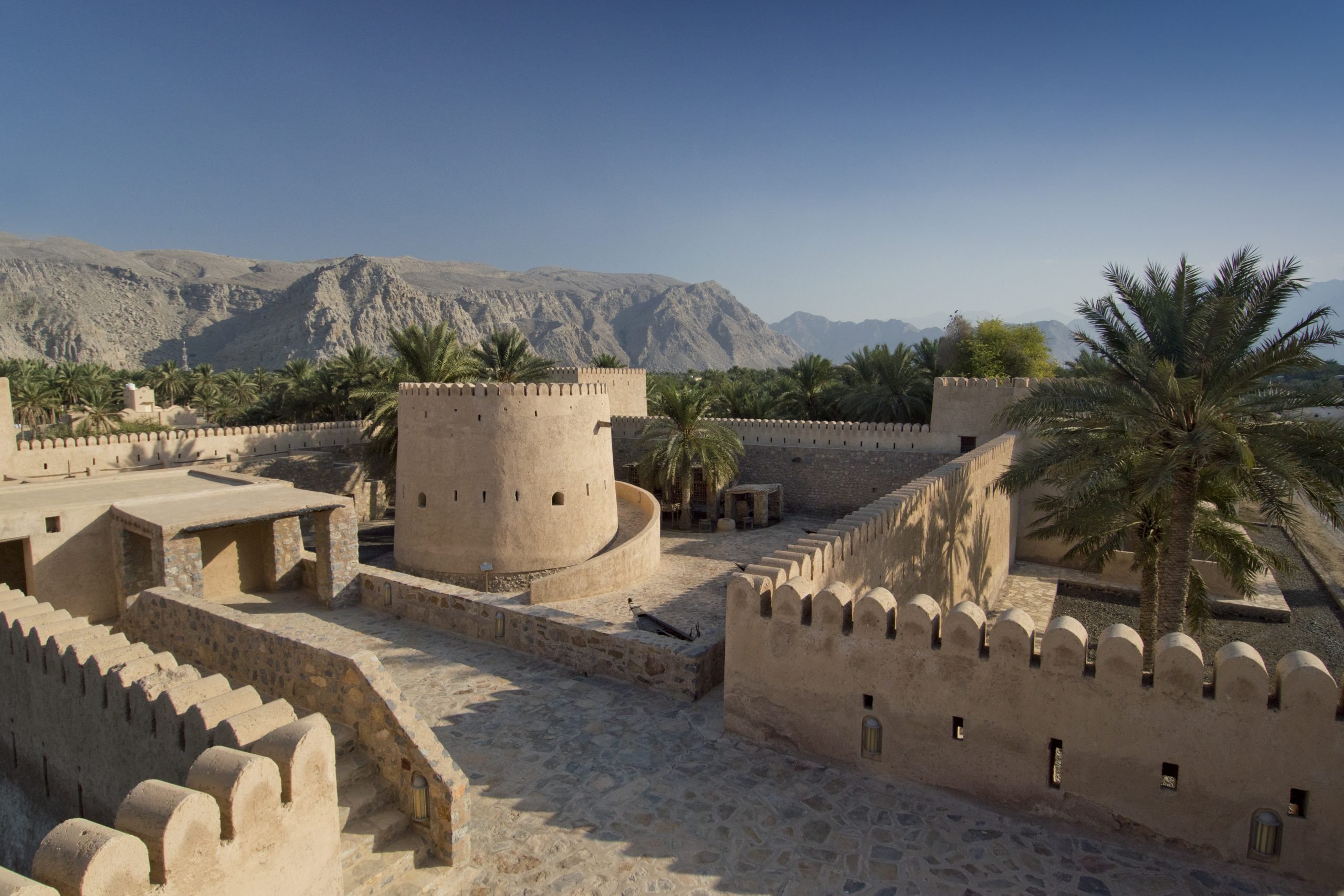 Inside Khasab castle, Musandam, Oman
