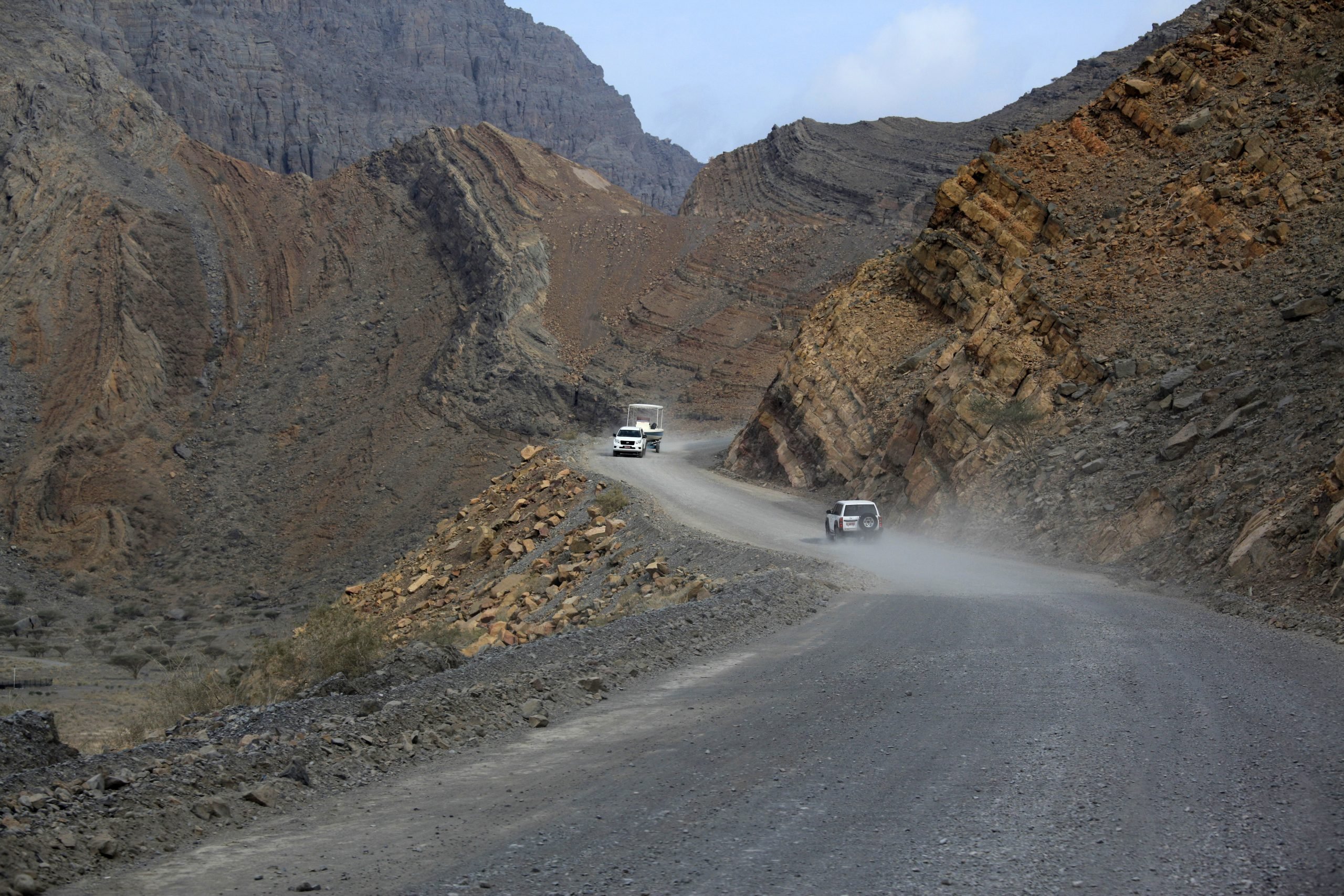 Off road safarin in Jebel Harim, Musandam Oman