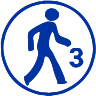Πεζοπορία μέτριας δυσκολίας: μεσαία σωματική δραστηριότητα, όπως περπάτημα σε ανώμαλες επιφάνειες και ανέβασμα σκαλιών. Ίσως δεν είναι κατάλληλο για επιβάτες με κινητικά προβλήματα.
